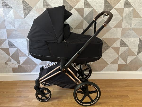 Cybex Priam Rose Gold Pushchair Pram 3in1 Deep Black - Image 2