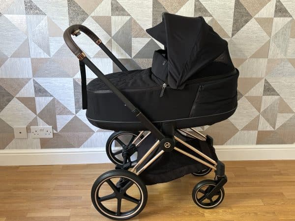 Cybex Priam Rose Gold Pushchair Pram 3in1 Deep Black - Image 5