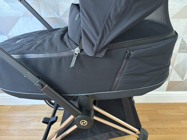 Cybex Priam Rose Gold Pushchair Pram 3in1 Deep Black - Image 7