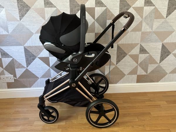 Cybex Priam Rose Gold Pushchair Pram 3in1 Deep Black - Image 13