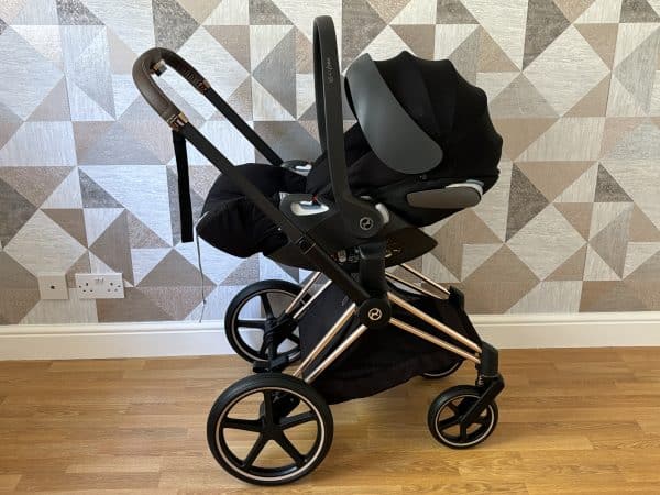 Cybex Priam Rose Gold Pushchair Pram 3in1 Deep Black - Image 15