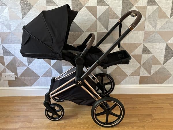 Cybex Priam Rose Gold Pushchair Pram 3in1 Deep Black - Image 36